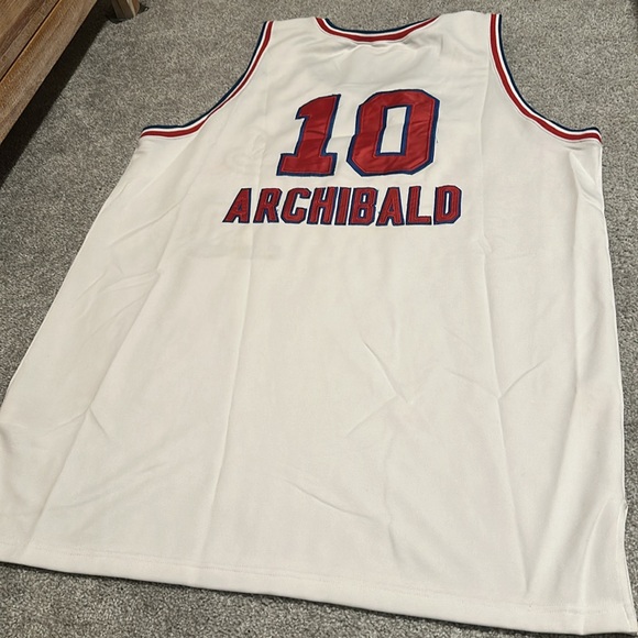 White tiny archibald jersey size 56 Mitchell ness jersey - Picture 2 of 4